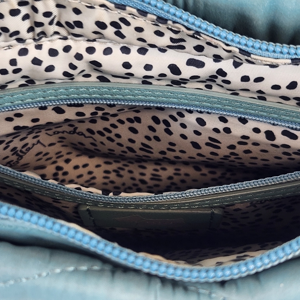 Charleston Medium Zip-Top Crossbody in Lake Color - Picture 6 of 7